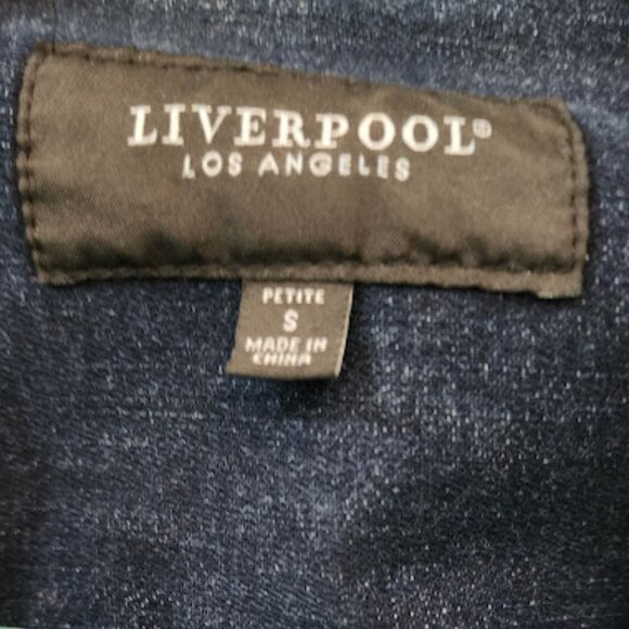 LIVERPOOL Los Angeles Jean Jacket Eco Logical NWOT Women S - Picture 2 of 8